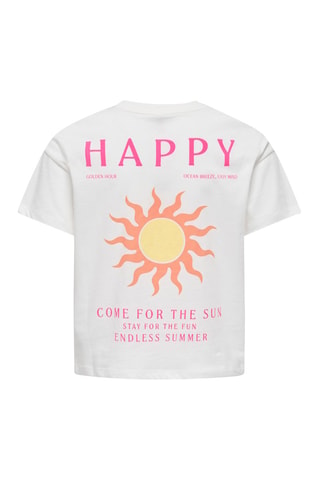 Biologisch Katoenen T-shirt Regular Fit -  Wit