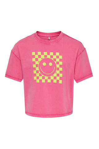 Biologisch Katoenen T-shirt -  Roze