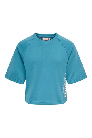 T-shirt Loose Fit -  Pauwblauw