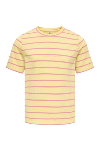 Biologisch Katoenen T-shirt Regular Fit -  Geel