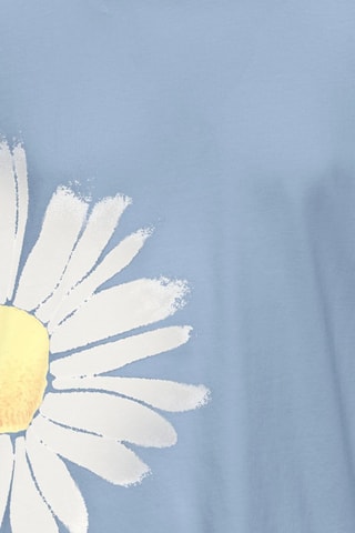 Biologisch Katoenen T-shirt Regular Fit -  Hemelsblauw