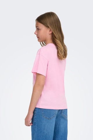 Biologisch Katoenen T-shirt Loose Fit -  Roze