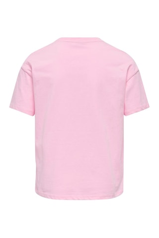 Biologisch Katoenen T-shirt Loose Fit -  Roze