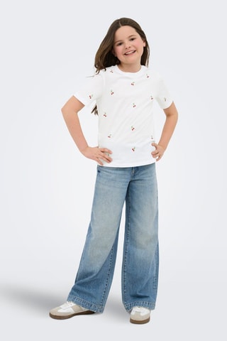 Biologisch Katoenen T-shirt Regular Fit -  Wit