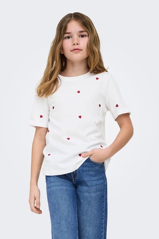 Biologisch Katoenen T-shirt Regular Fit -  Wit