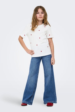 Biologisch Katoenen T-shirt Regular Fit -  Wit