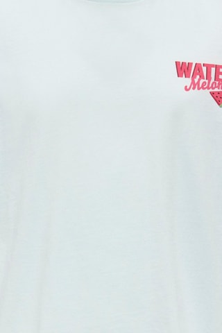 Biologisch Katoenen T-shirt Relaxed Fit -  Hemelsblauw