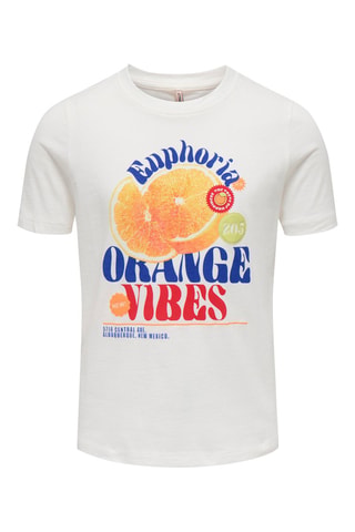 Biologisch Katoenen T-shirt Regular Fit -  Wit