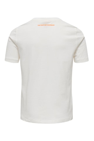 Biologisch Katoenen T-shirt Regular Fit -  Wit