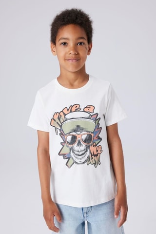 Biologisch Katoenen T-shirt - Wit - Name it