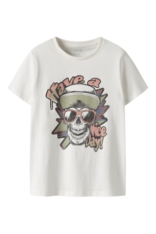 Biologisch Katoenen T-shirt - Wit - Name it