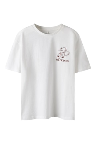 Biologisch Katoenen T-shirt - Wit - Name it