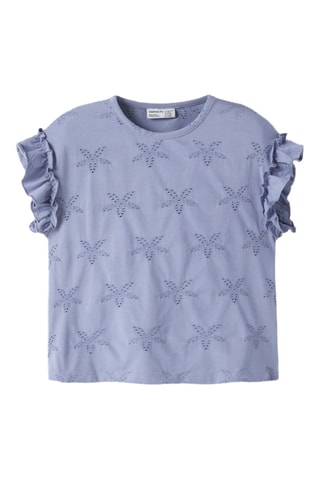 Biologisch Katoenen T-shirt - Paars - Name it