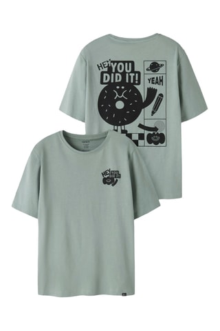 Biologisch Katoenen T-shirt - Lichtgroen - Name it