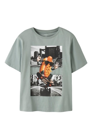 T-shirt - Donkergroen Name it