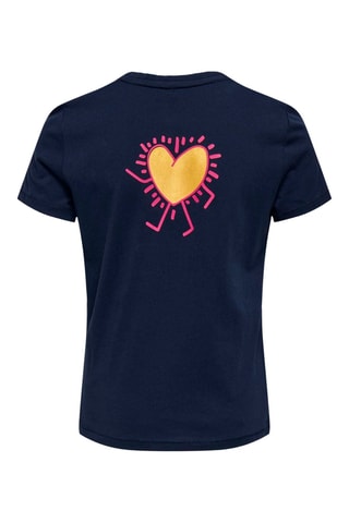 Biologisch Katoenen T-shirt - Marineblauw - Kids Only