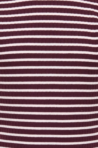 T-shirt - Bordeauxrood en Wit - Kids Only