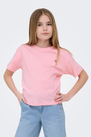 Biologisch Katoenen T-shirt - Roze - Kids Only