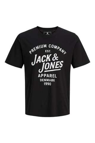 Biologisch Katoenen T-shirt Regular Fit -  Zwart