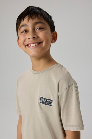 Biologisch Katoenen T-shirt Regular Fit -  Kaki