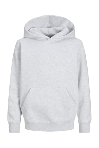 Sweater met Capuchon - Gemêleerd Wit - Jack&Jones Junior
