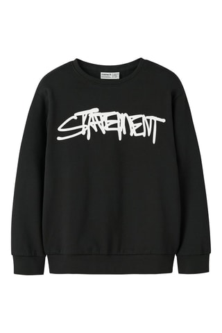 Biologisch Katoenen Sweater - Zwart - Name It