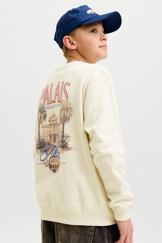 Biologisch Katoenen Sweater - Jack&Jones -  Wit