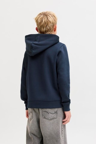Biologisch Katoenen Sweater met Capuchon -  Blauw