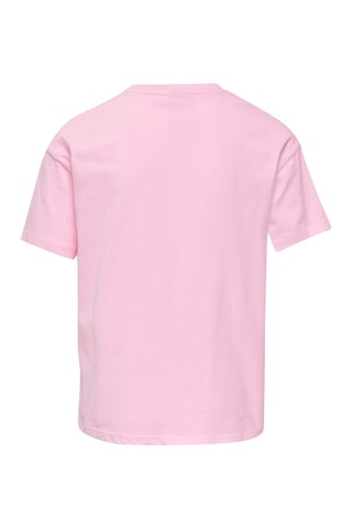 Biologisch Katoenen T-shirt Long Line -  Roze