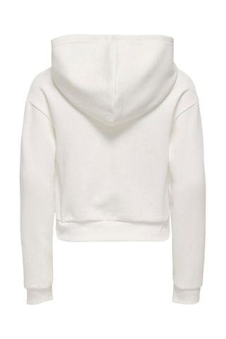 Biologisch Katoenen Sweater met Capuchon - Wit - Kids Only