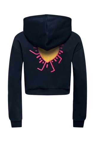 Biologisch Katoenen Sweater met Capuchon - Marineblauw - Kids Only
