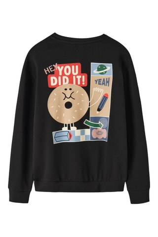 Biologisch Katoenen Sweater - Zwart - Name it