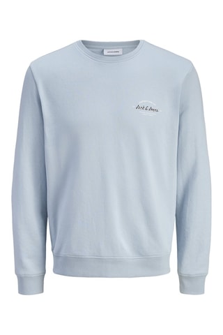 Biologisch Katoenen Sweater - Hemelsblauw - Jack&Jones Junior
