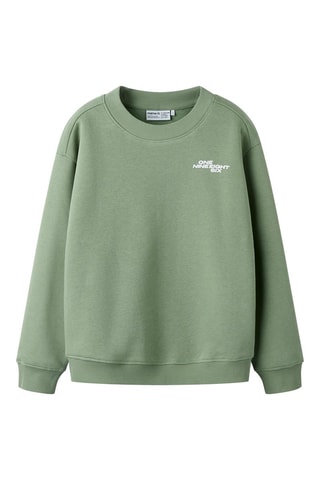 Biologisch Katoenen Sweater - Groen - Name It