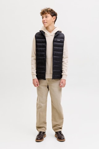 Biologisch Katoenen Sweater met Capuchon - Beige - Jack & Jones