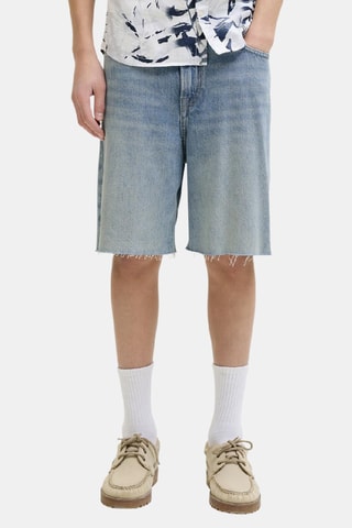 Spijkershort - Blauw - Jack&Jones Junior