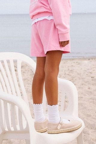 Biologisch Katoenen Short Regular Fit -  Roze