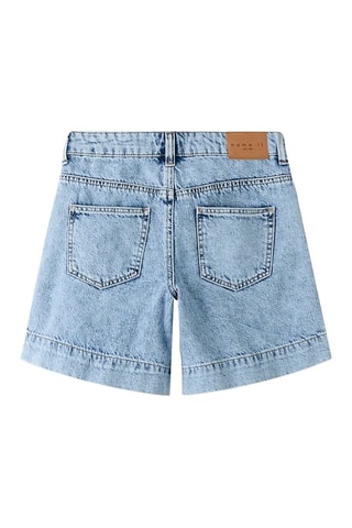 Spijkershort Regular Fit -  Blauw en Grijs