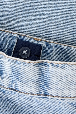 Spijkershort Mom Fit -  Blauw en Grijs