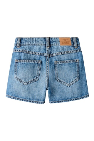 Spijkershort Mom Fit -  Lichtblauw