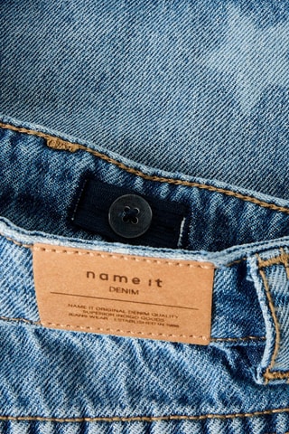 Spijkershort Mom Fit -  Lichtblauw