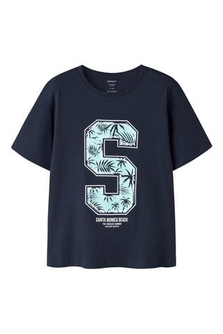 T-shirt - Marineblauw - Name it