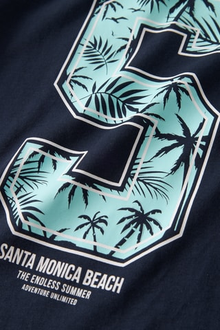T-shirt - Marineblauw - Name it
