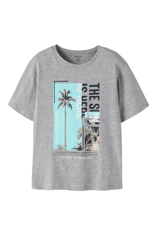T-shirt - Grijs - Name it