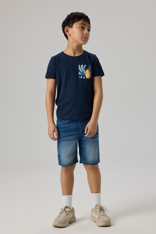 T-shirt - Donkerblauw - Name it