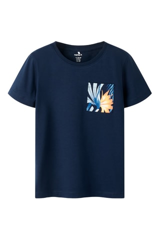 T-shirt - Donkerblauw - Name it