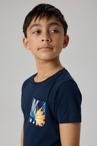 T-shirt - Donkerblauw - Name it