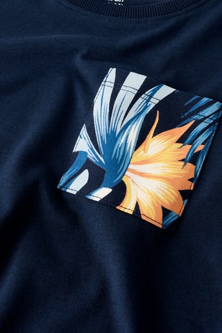 T-shirt - Donkerblauw - Name it