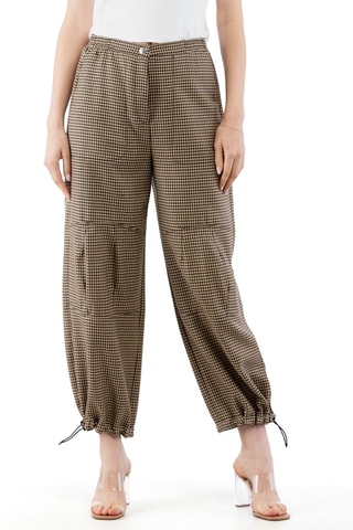 Pantalon en laine - Marron