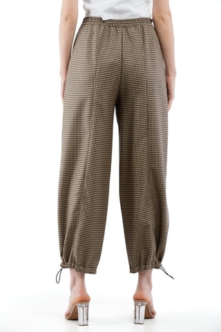 Pantalon en laine - Marron